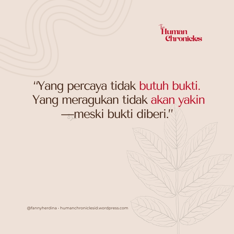 Ketika Aku Berhenti Membuktikan&nbsp;Diri